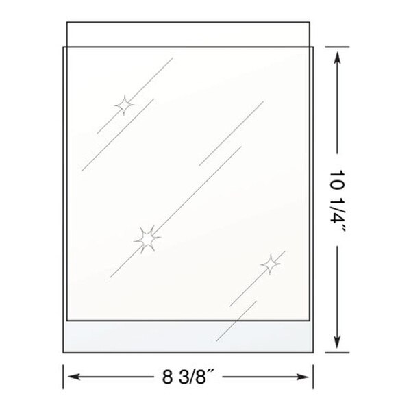 POLYESTER (Mylar) Photo Sleeve 8-3/